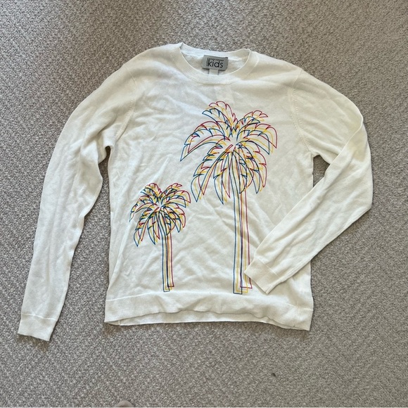 NWT Autumn Cashmere Palm Tree Sweater - Picture 1 of 3